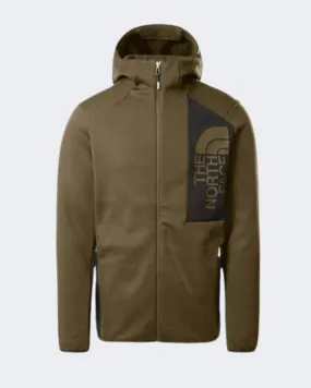 The North Face Merak Fleece Men Hiking Hoody Military Olive Nf0A3Yg5-Wmb