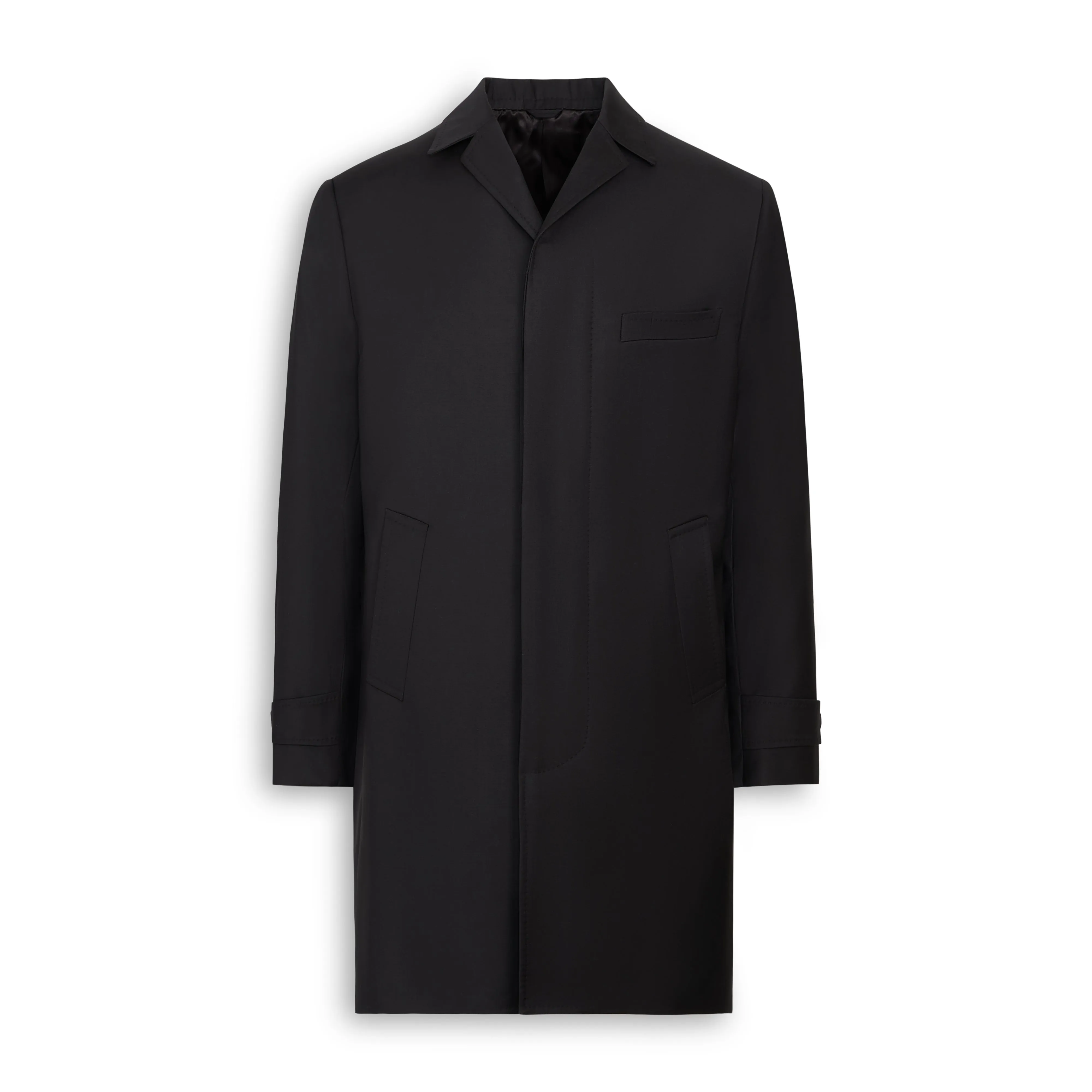 The Storm System Car Coat In Black