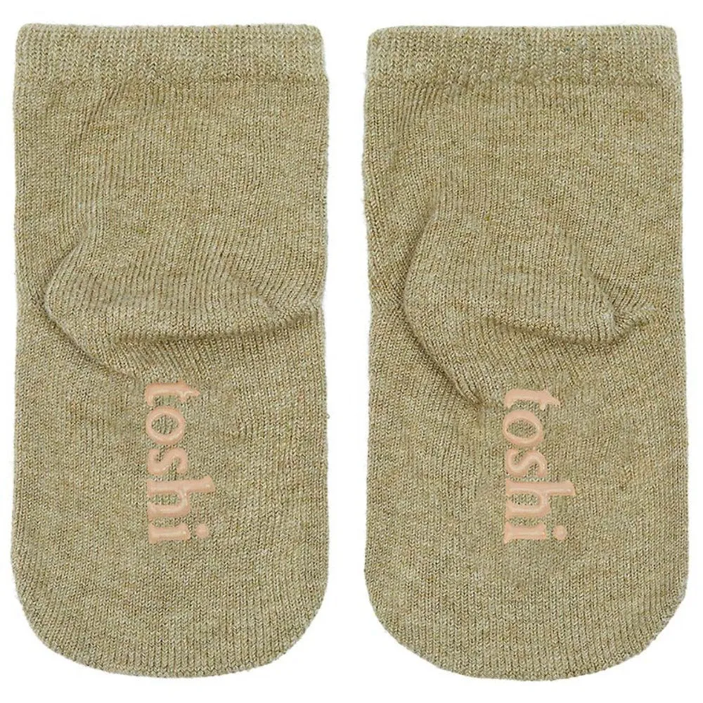 Toshi Organic Ankle Socks Dreamtime Olive