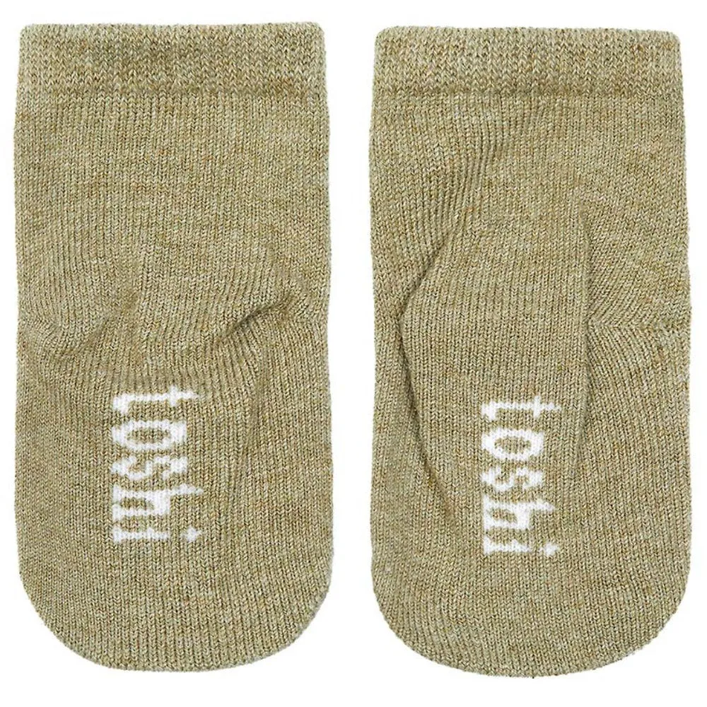 Toshi Organic Ankle Socks Dreamtime Olive