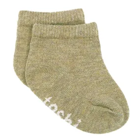 Toshi Organic Ankle Socks Dreamtime Olive