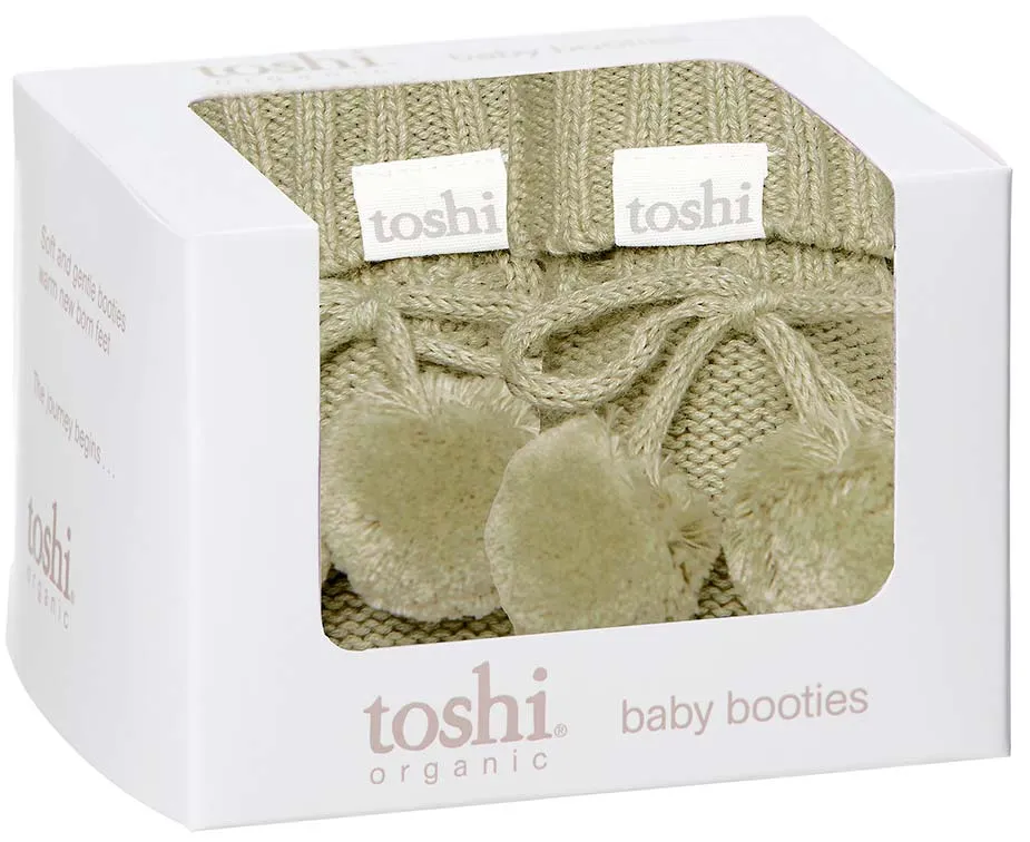 Toshi Organic Booties Marley Olive