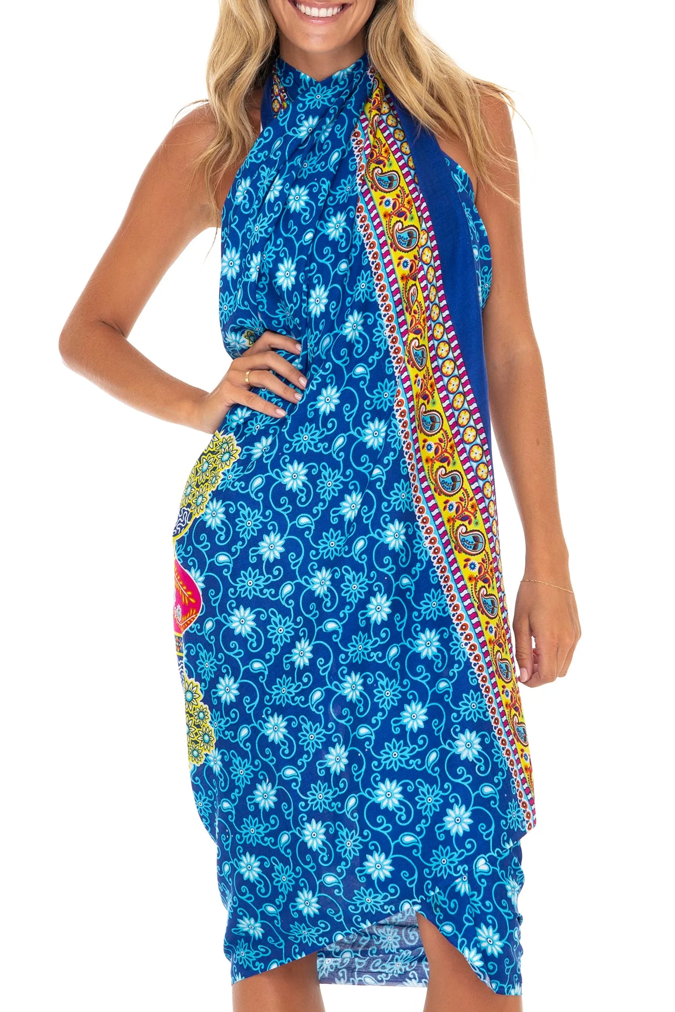 Tropical Sarong Wrap Cover Up