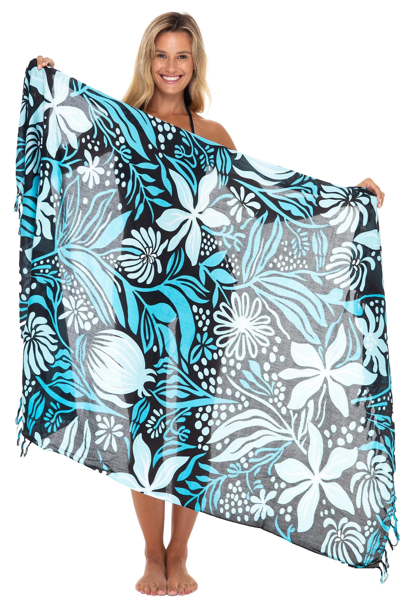 Tropical Sarong Wrap Cover Up