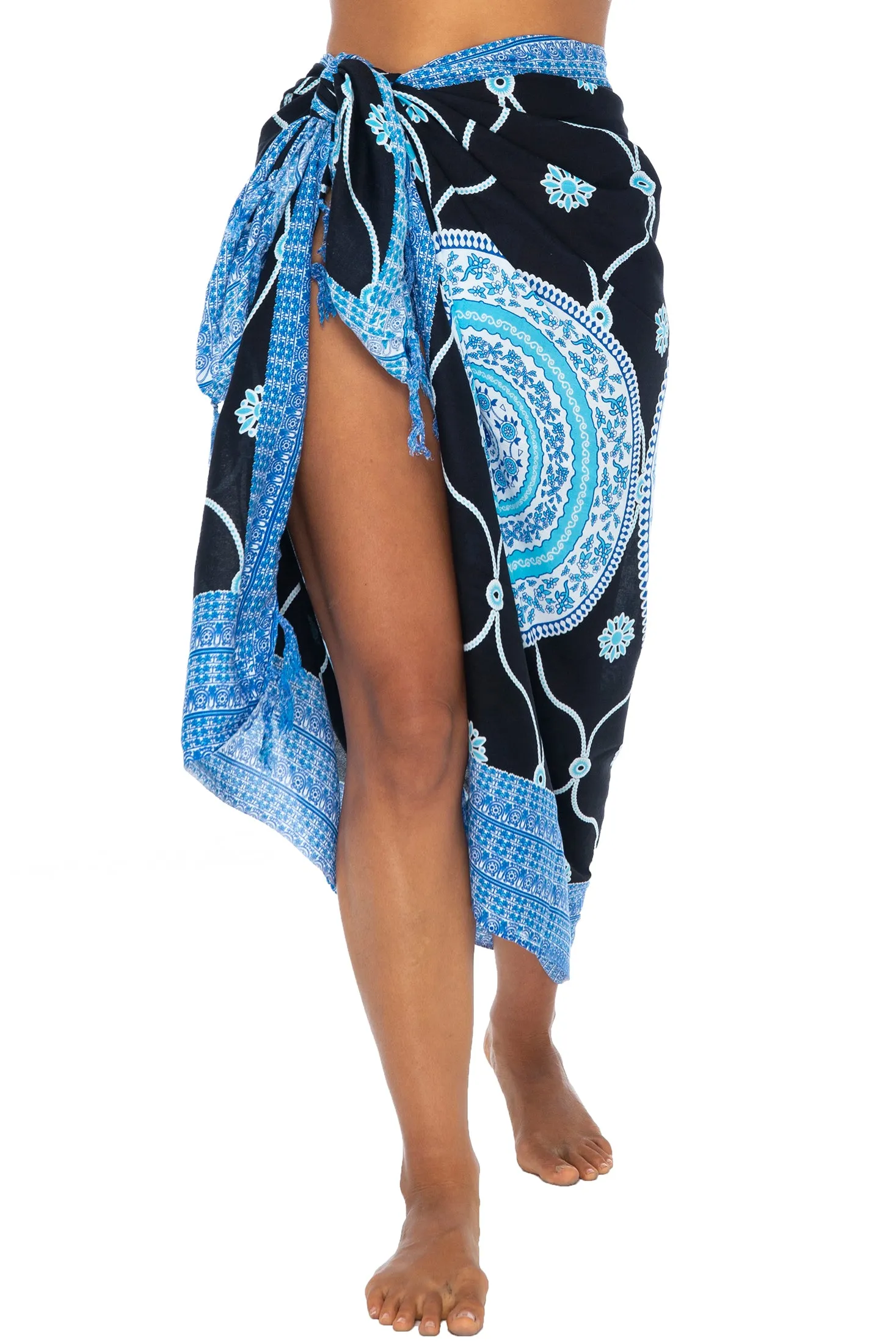 Tropical Sarong Wrap Cover Up