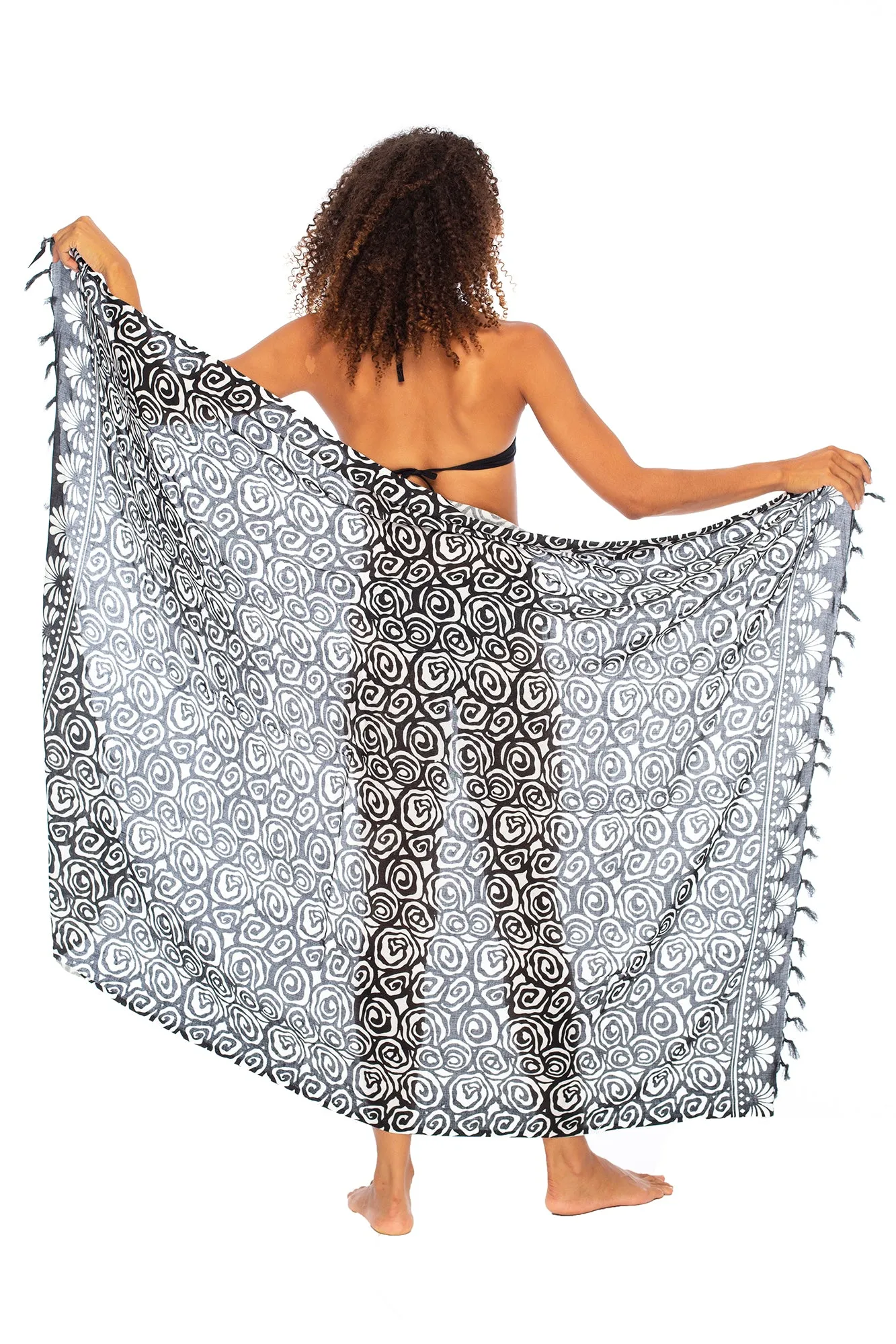 Tropical Sarong Wrap Cover Up