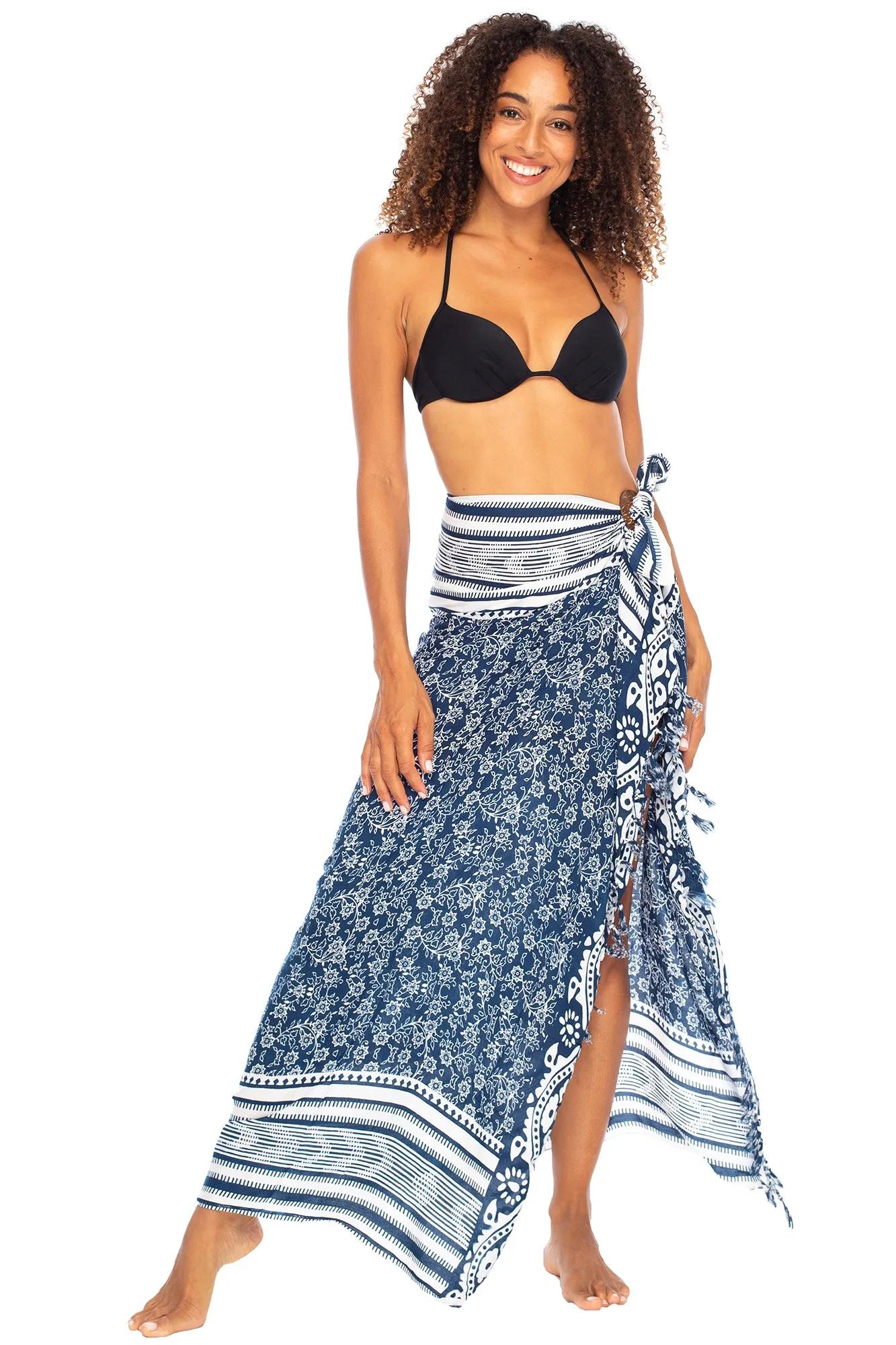 Tropical Sarong Wrap Cover Up