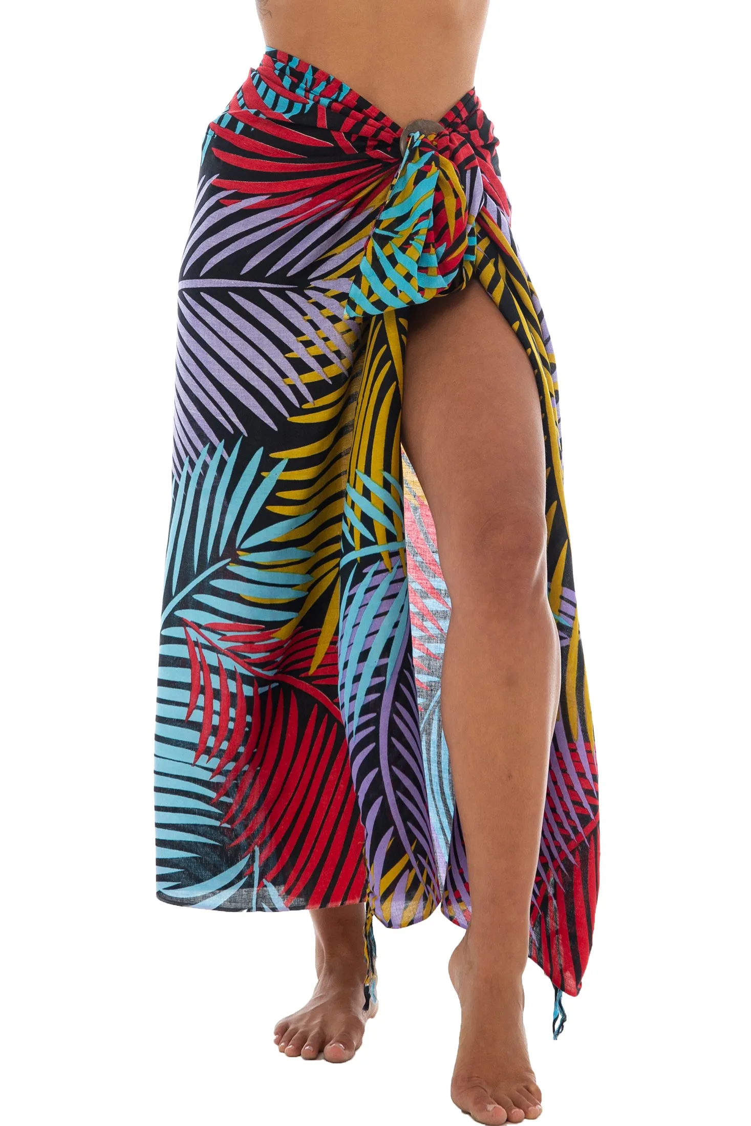 Tropical Sarong Wrap Cover Up