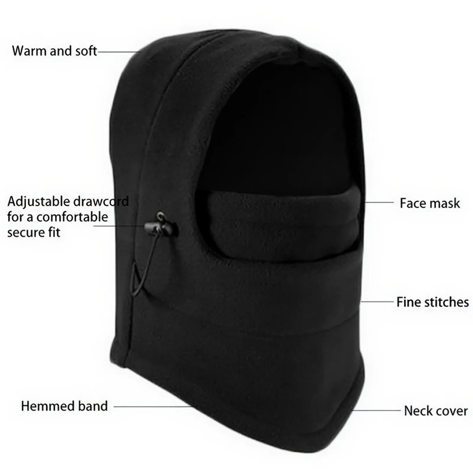 Ultimate Winter Protection Waterproof Thermal Fleece Balaclava Hat