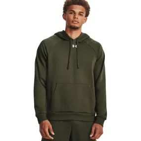 Under Armour Rival Fleece Hoodie Olive 1379757 390 M