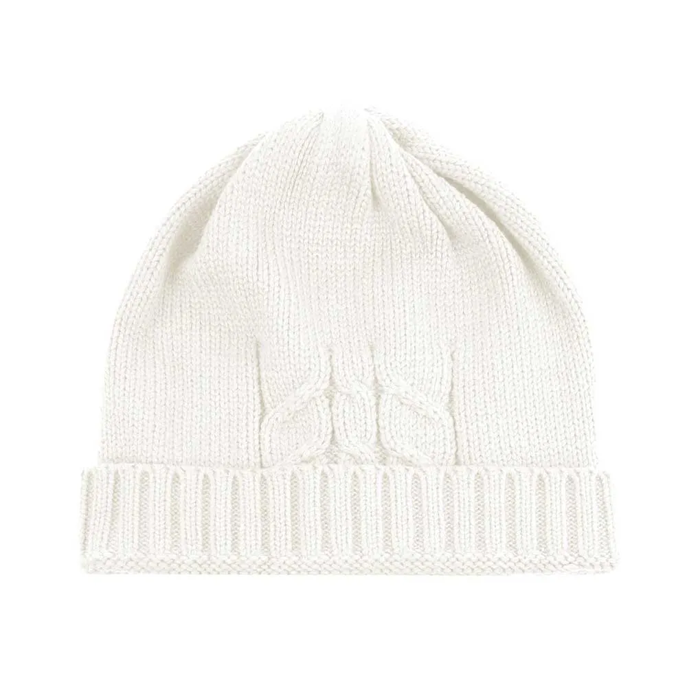 Unisex Knit Ribbed Beanie