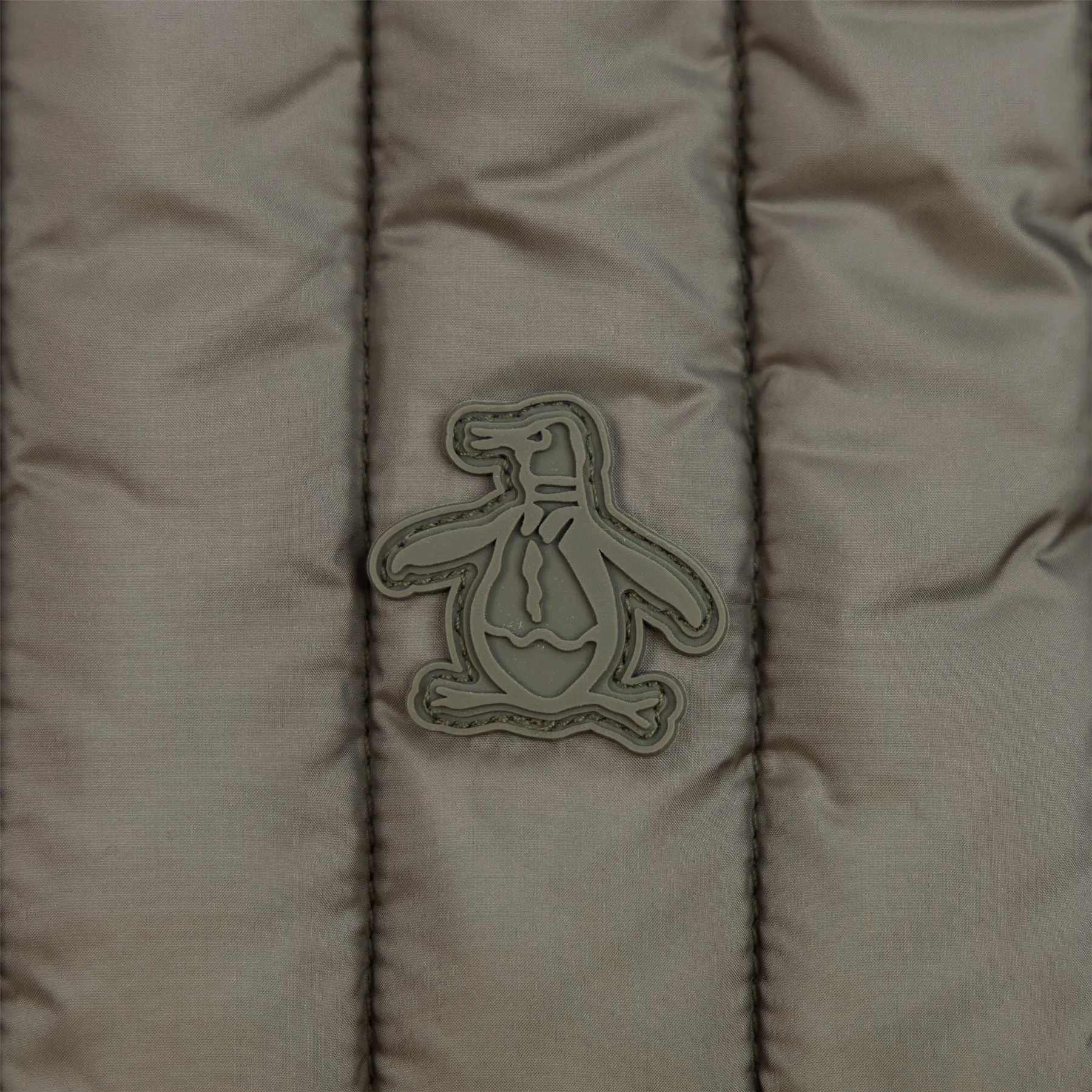 Vertical Quilted Gilet Dusty Olive - AW24