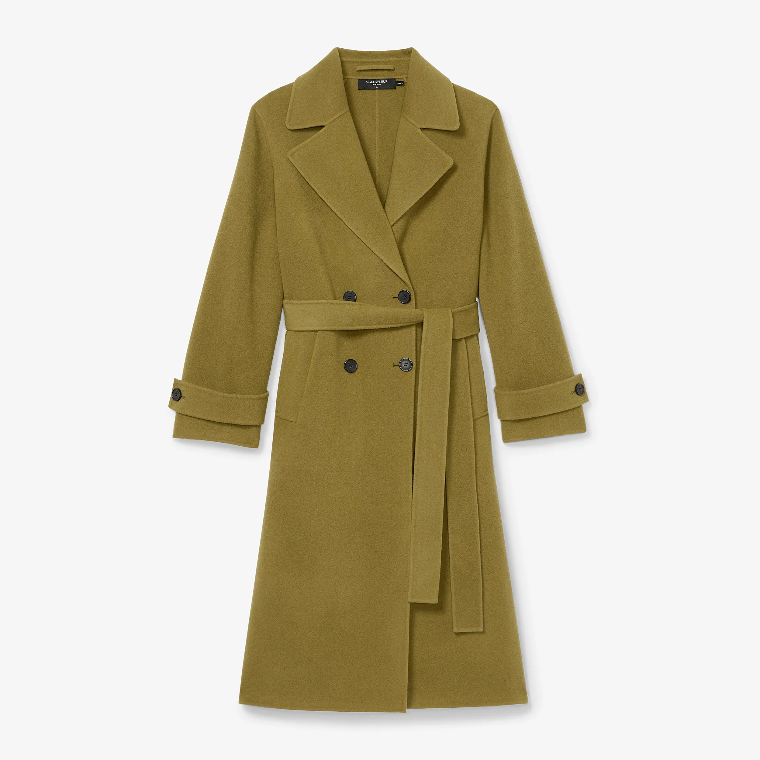 Viola Coat - Double-Face Wool :: Pistachio