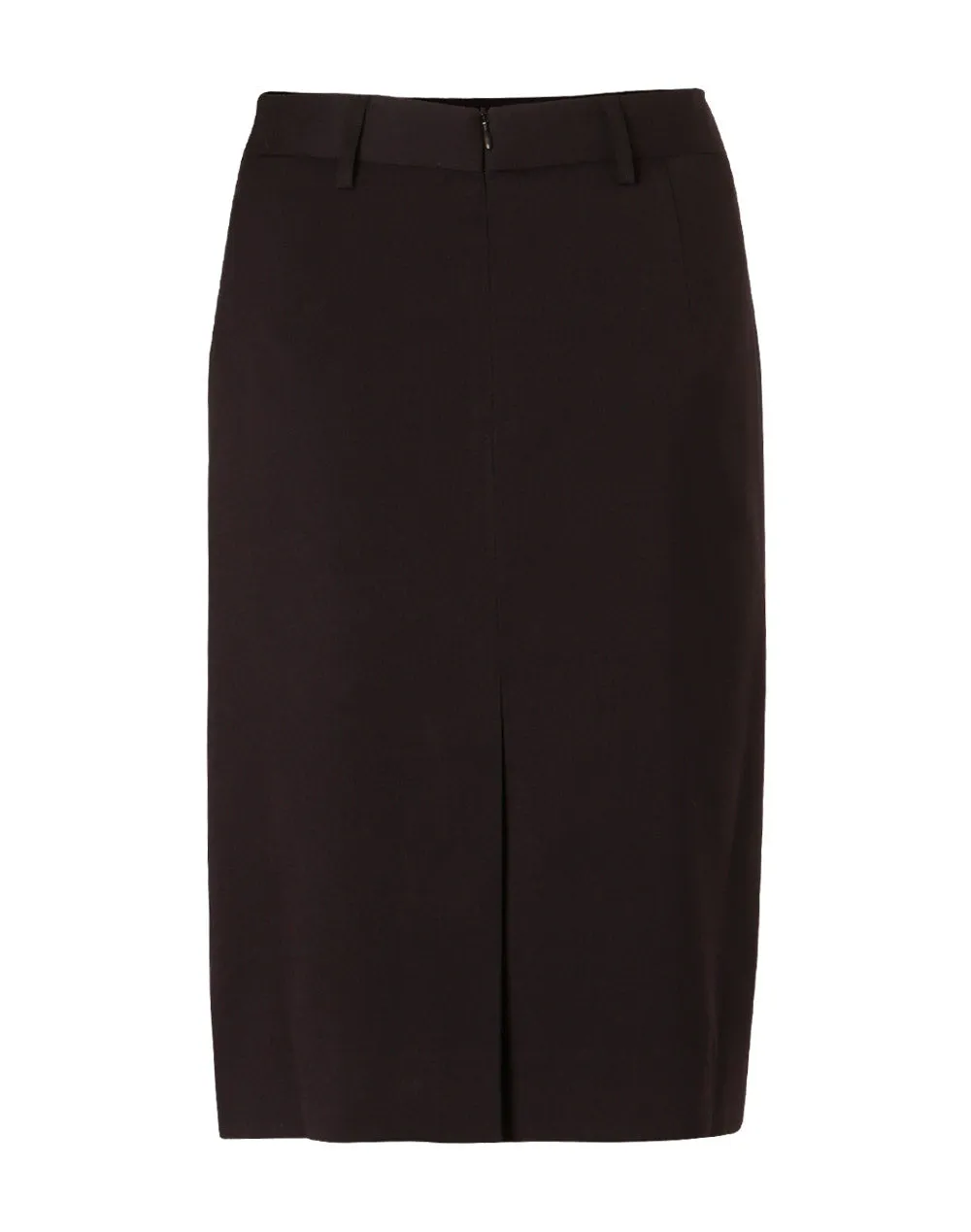 Winning Spirit Women's Poly/Viscose Stretch Mid Length Lined Pencil Skirt (M9471)