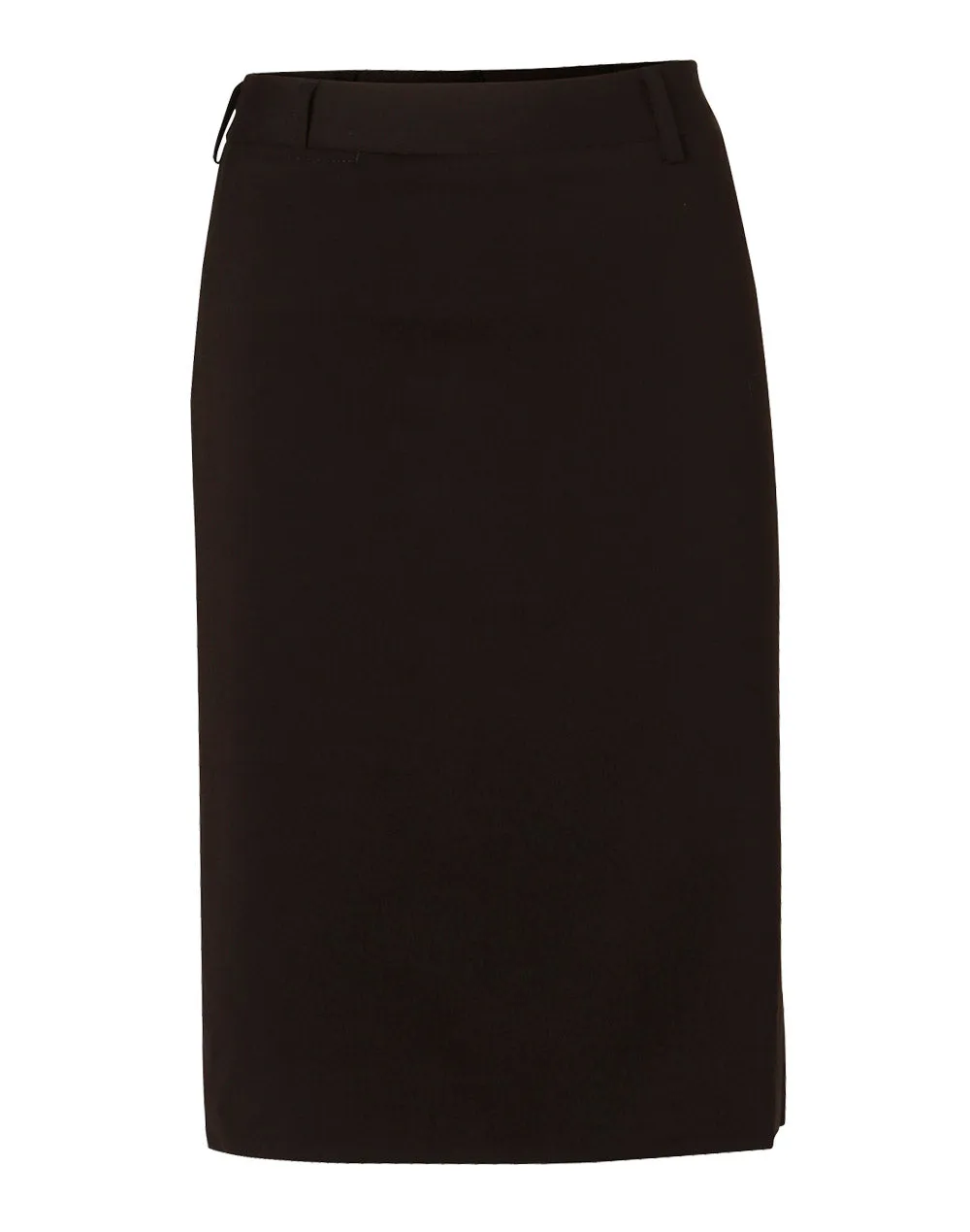 Winning Spirit Women's Poly/Viscose Stretch Mid Length Lined Pencil Skirt (M9471)