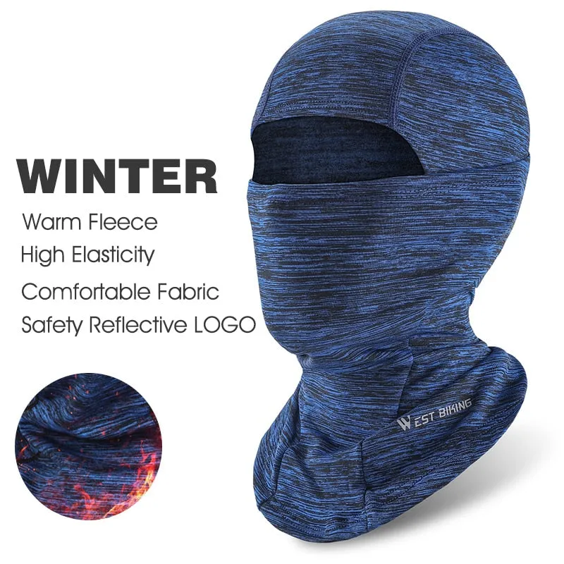 Winter Fleece Cycling Cap Hat Windproof Men Women Sport Scarf Balaclava Ski Bicycle Motorcycle Running Neck Warmer