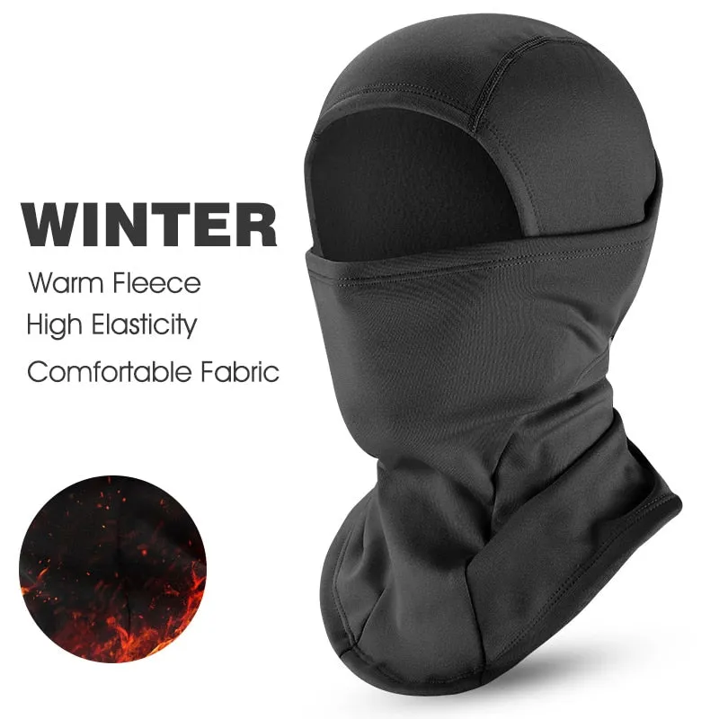 Winter Fleece Cycling Cap Hat Windproof Men Women Sport Scarf Balaclava Ski Bicycle Motorcycle Running Neck Warmer