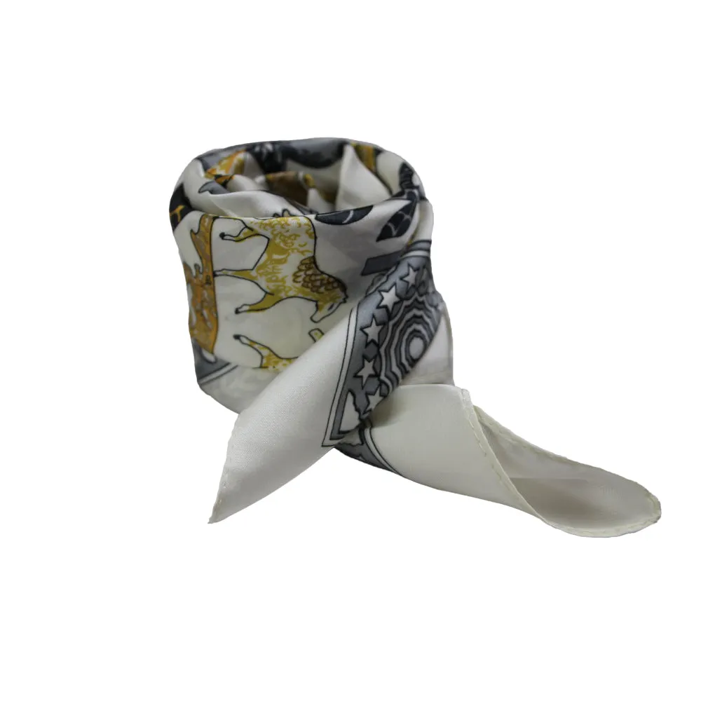 Womens Animal Fun Silk Feel Soft Neck Scarf