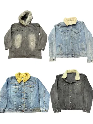 Y2K sharpa Denim Jacket