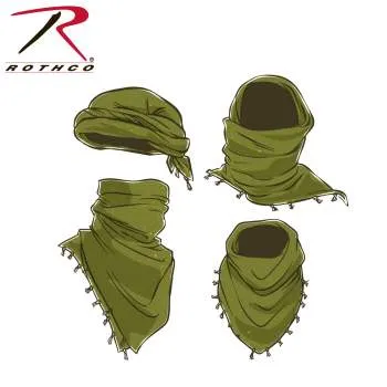 [Y.E.S] Rothco Lightweight Shemagh Tactical Desert Keffiyeh Scarf