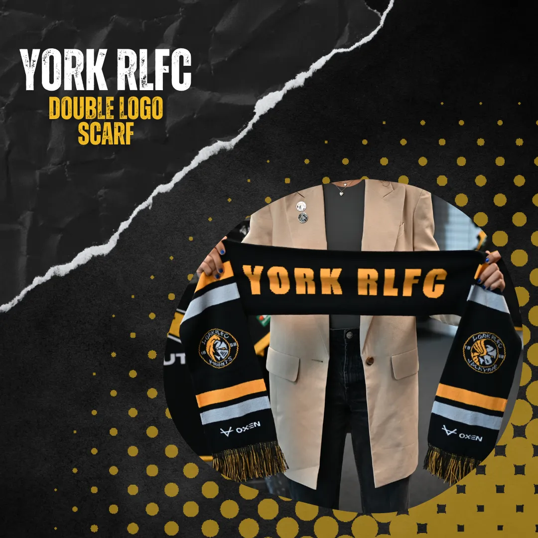 York RLFC Dual Logo Scarf - 2024